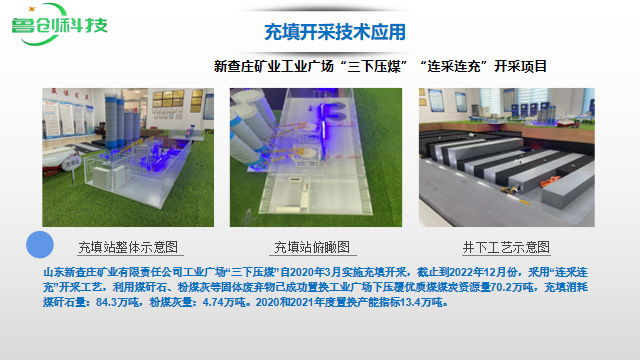 鲁创公司充填项目主要业绩